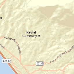 Mahmutlar Street Map