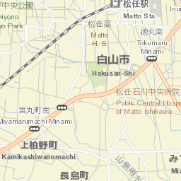 Matsutō Street Map