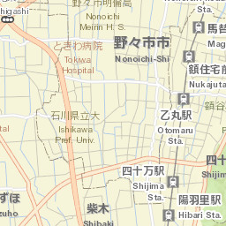 Nonoichi-shi Street Map