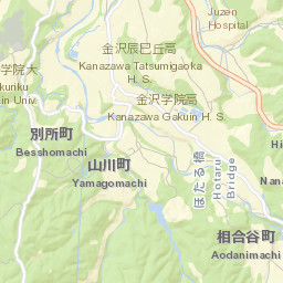 Kanazawa-shi Street Map