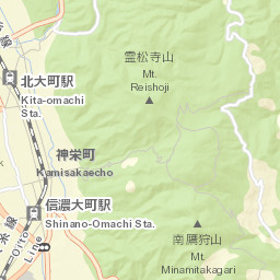 Ōmachi Street Map
