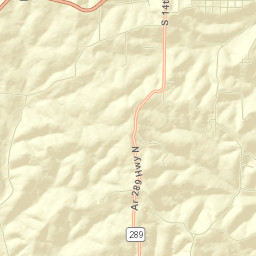19142-19672 Arkansas 289 Mammoth Spring AR Street Map