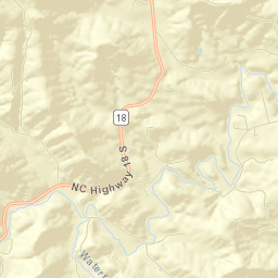 Alleghany County Street Map