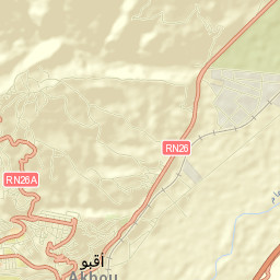 Akbou Street Map