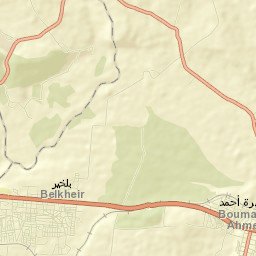 Boumahra Ahmed Street Map