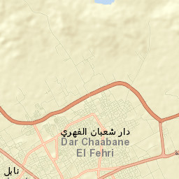Dar Chaabane Street Map