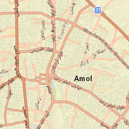 Amol Street Map