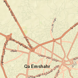 Qaemshahr Street Map