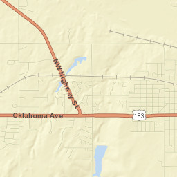 Western Avenue Woodward OK 73801 Street Map