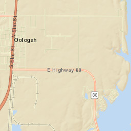 Oologah Street Map