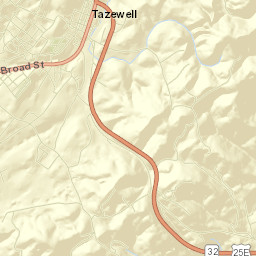 Tazewell Street Map
