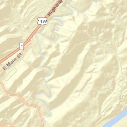 Hawkins County Street Map