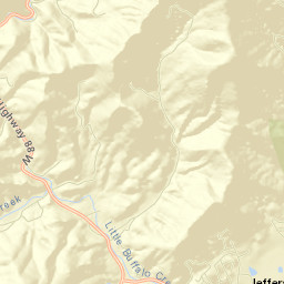 Ashe County Street Map