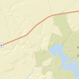 Gates County Street Map