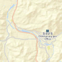 Cheongsong gun Street Map