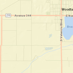 33501-33563 South Valencia Boulevard Woodlake CA Street Map