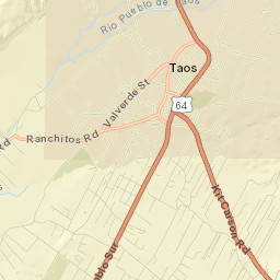 Taos Street Map