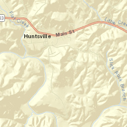 Huntsville Street Map