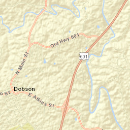 Surry County Street Map