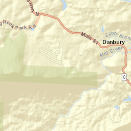 Danbury Street Map