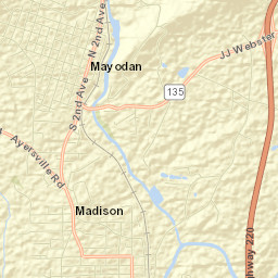 Mayodan Street Map