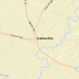 Gatesville Street Map