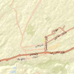Shandiz Street Map