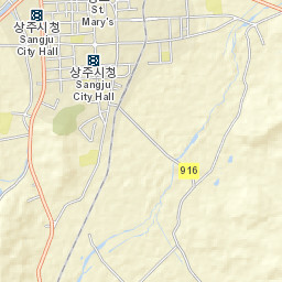 Sangju Street Map