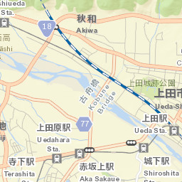 Ueda Street Map