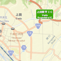 Ueda Street Map