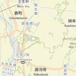 Mibu Street Map