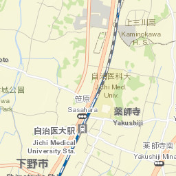 Shimotsuke-shi Street Map