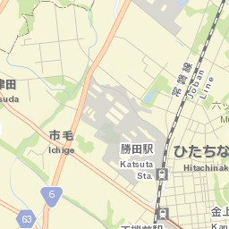 Hitachi-Naka Street Map