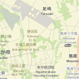 Hitachinaka-shi Street Map