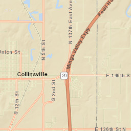 14121 E 136th St N Collinsville OK Street Map