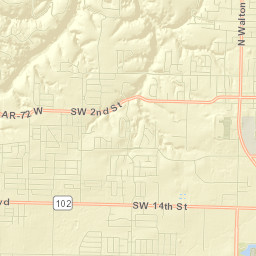 Northwest Bodark Cove, Bentonville, AR Street Map