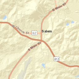 Fulton County Street Map