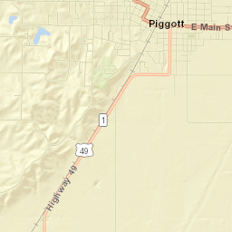 Piggott Street Map