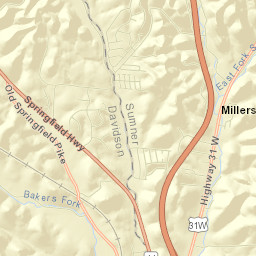 Millersville Street Map