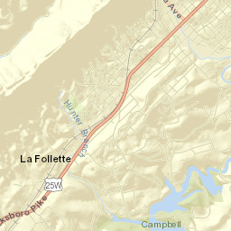 LaFollette Street Map