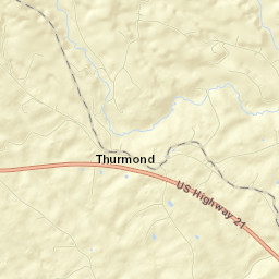 Thurmond Street Map