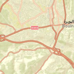 Bouïra Street Map