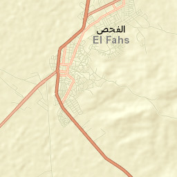 El Fahs Street Map