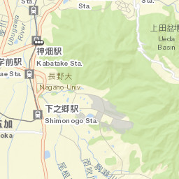 Ueda Shi Street Map