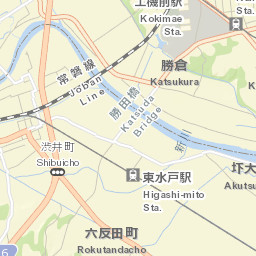 Katsuta Street Map
