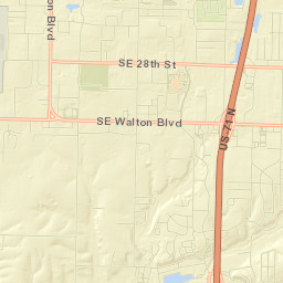 211 Southeast 34th Street, Bentonville, AR Street Map