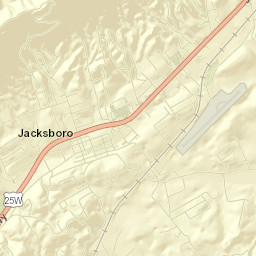 Jacksboro Street Map