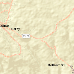 Gülnar Street Map