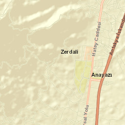 Anayazı Street Map