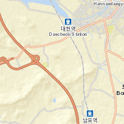 Boryeong Street Map